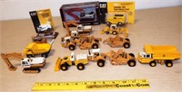 (15) Die-Cast Construction Toys - Cat, IH & More