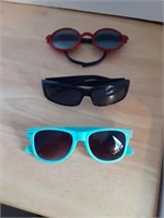 3 pairs ladies sunglasses