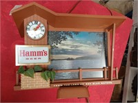 hamm's beer clock see below 



clock is