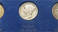 1928 D Mercury Dime From a Set