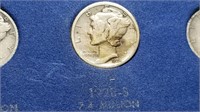 1928 S Mercury Dime From a Set