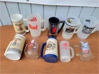 (10) Assorted Beer Mugs