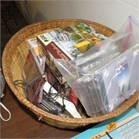 Basket of CD's and Misc.