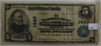1905 $5 National Currency Note