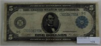 1914 Federal Reserve $5 Note