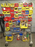 Portable Fasteners Rack & Contents