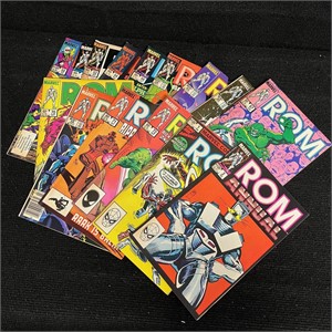Rom Marvel Series Comic Lot