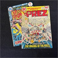 Prez & Kung-Fu Fighter 1 DC Bronze Age
