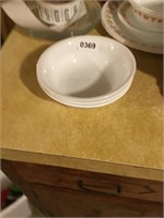 3 Corelle cereal bowls - different patterns
