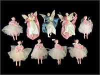 9-Porcelain Doll Ornaments