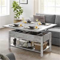 FABATO Lift Top Coffee Table  4-in-1  Converts
