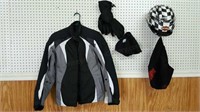 BILT Jacket Harley Davidson Helmet Gloves, Mask
