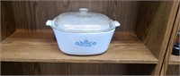 Vintage CorningWare blue Cornflower 2.5 quart