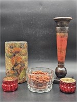 Glass & Ceramic Decor, as pictured