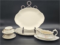 Vintage China: 2- Teacup & Saucer Sets, PLUS