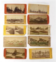 10 VINTAGE BALTIMORE MD STEREOCARDS BOLTON HILL, E