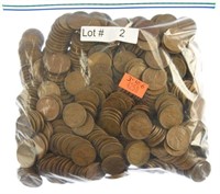 Bag Incl. 3 Lbs 10.6 Oz. of Lincoln Wheat Cents