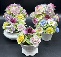 English Bone China Floral Bouquets