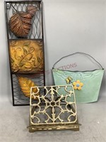 Metal Home Decor and Brass Bible Stand
