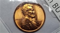 1951 D Lincoln Cent Wheat Penny Uncirculated Red