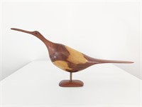 Milo Wood Bird Sculpture