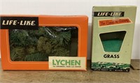 2 boxes of Life-Like shrubs and grass