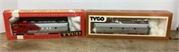 Tyco diesel engine and train car