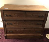 Wood Chest of Drawers 3 Drawer