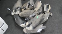 14 Floating Goose Decoys a couple Wh water