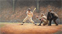 GREGORY PERILLO PAINTING MICKEY MANTLE