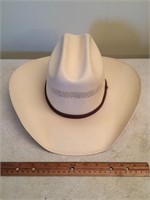 Genuine Natural Color Stetson Cowboy Hat 7 3/8