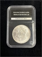 1883 CC Morgan Silver Dollar in PCS Holder