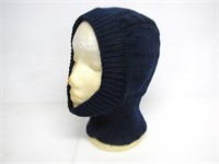 HANDMADE NAVY BLUE FULL-FACE WINTER SKI-MASK