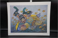 "Spencer With Fish" Prints