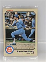 1983 Fleer Ryne Sandberg Rookie #507