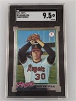 1998 Topps Finest Reprint #11 Nolan Ryan SGC 9.5