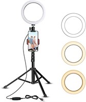 TESTED- 8 inch Selfie Ring Light with Tripod