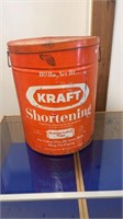 110lb Kraft shortening can