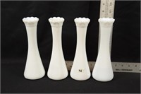 MILK GLASS VASES #46