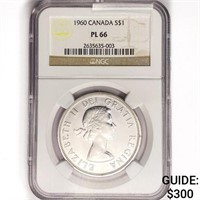 1960 Canada Silver Dollar NGC PL66