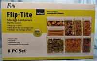 Flip-Tite 8-Piece Storage Set, New