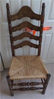 Wooden dark painted chair