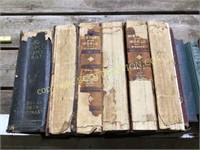 22 vintage books, history set, book of knowledge