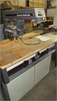 SEARS ELECTRONIC RADIAL SAW W/STAND, BOOK