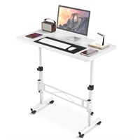 Small Standing Desk Adjustable Height, Mobile Stan