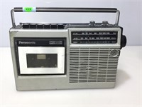 Panasonic portable radio cassette player.