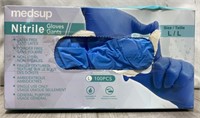 Medsup Nitrile Gloves Large