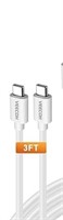 VEECOH USB C Cable  (2/6.6FT) 5A 20V PD Fast Charg