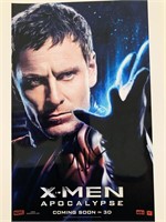 X-Men: Apocalypse Michael Fassbender Signed Movie
