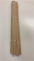 79 Hardwood dowels approx 3/8x36in